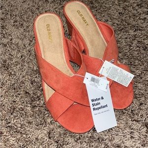 Orange Old Navy Wedges